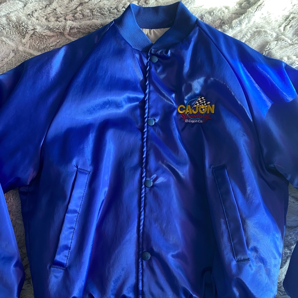 Vintage Cajon Speedway NASCAR Bomber Jacket